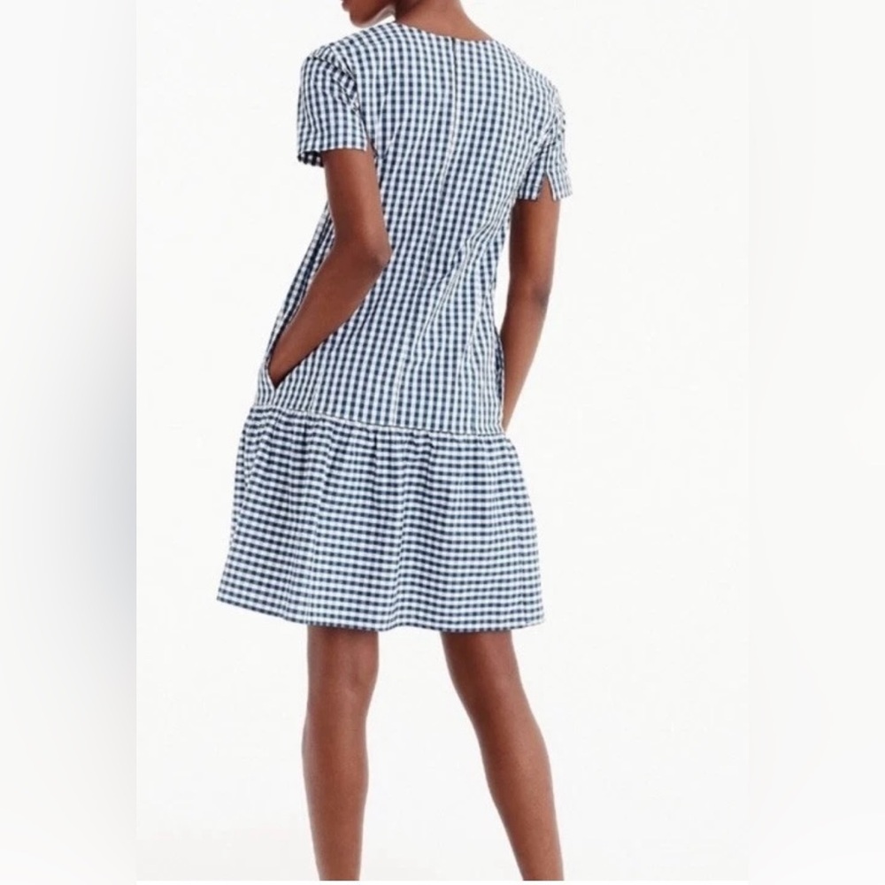 Universal Standard by J Crew Women’s Gingham Dress XS - Picture 3 of 14
